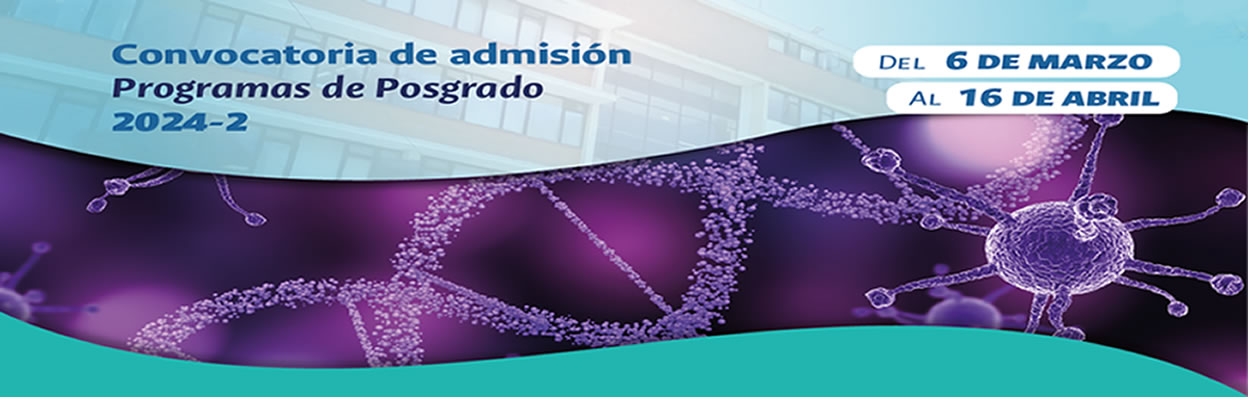 Convocatoria de Admisión - Programas de Posgrado - Inmunología 2024-2