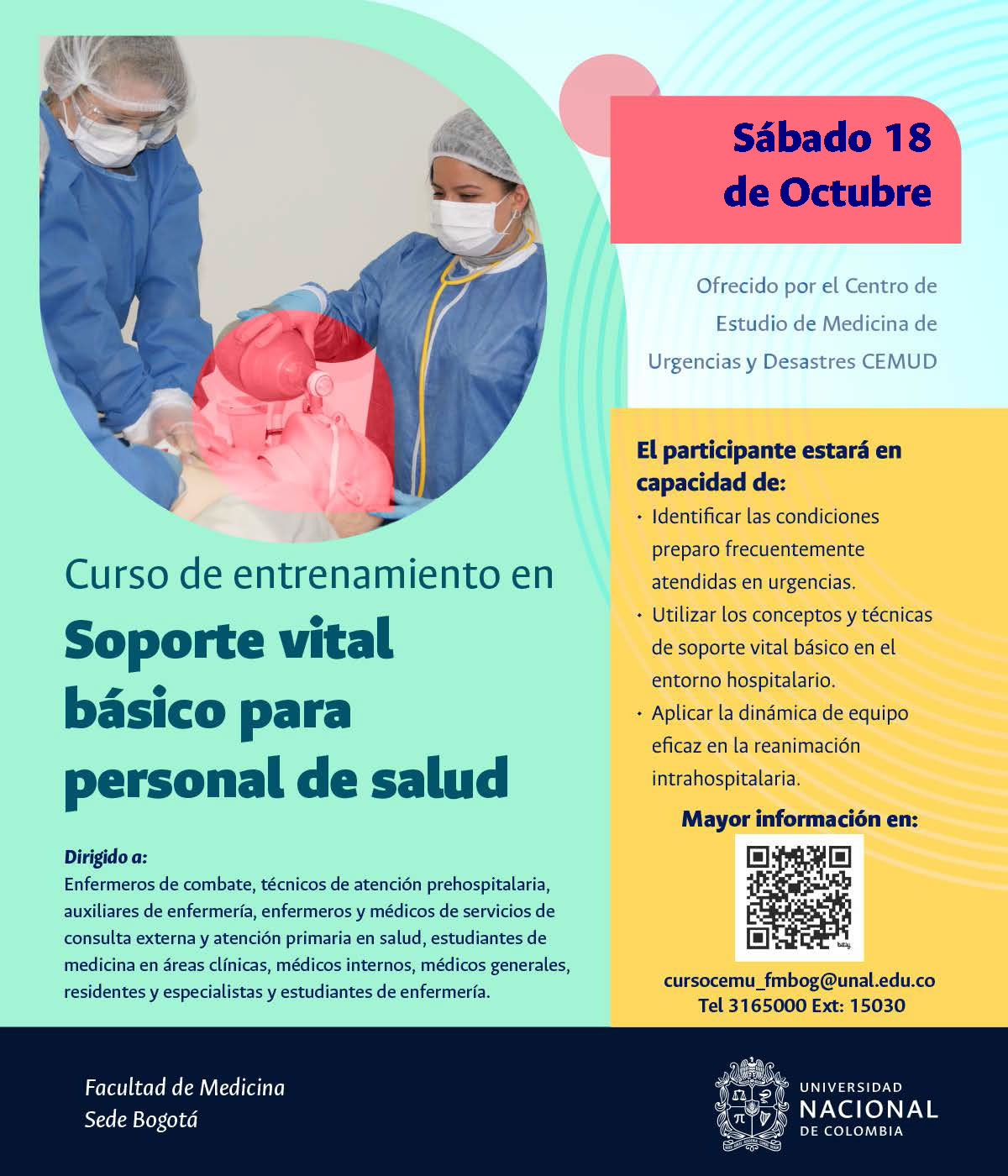 soporte vital basico personal salud 40bcd